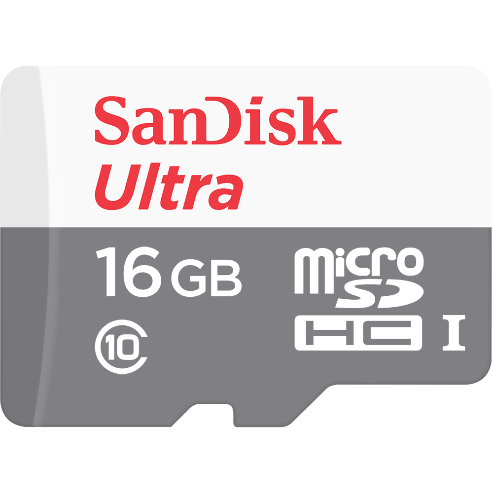 

Ultra Android microSDHC Class 10 16 ГБ + SD адаптер серый, белый