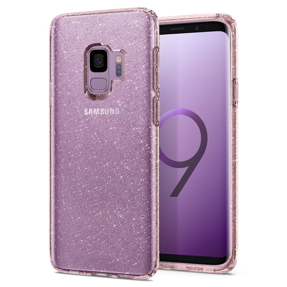 

для Galaxy S9 Liquid Crystal Glitter Roze Quartz Roze Quartz