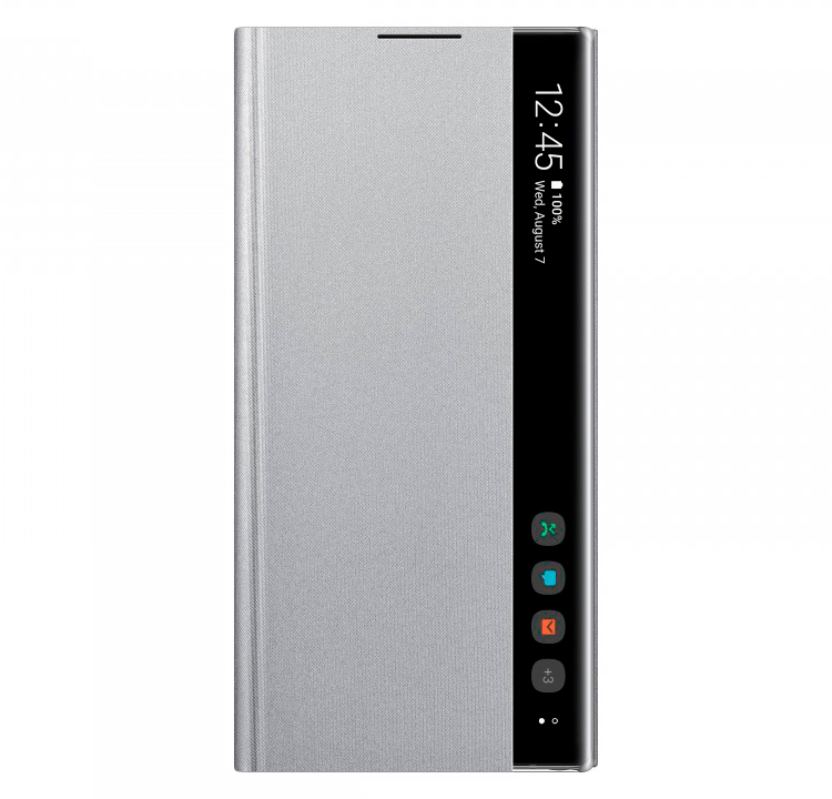 

Clear View Cover для Galaxy Note10+ серебристый