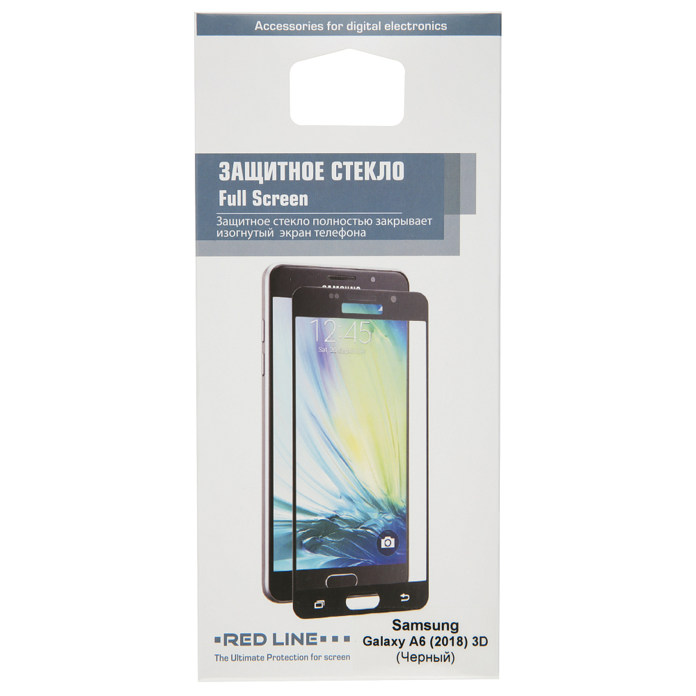 

для Galaxy A6 (2018) Full Screen (3D) tempered glass