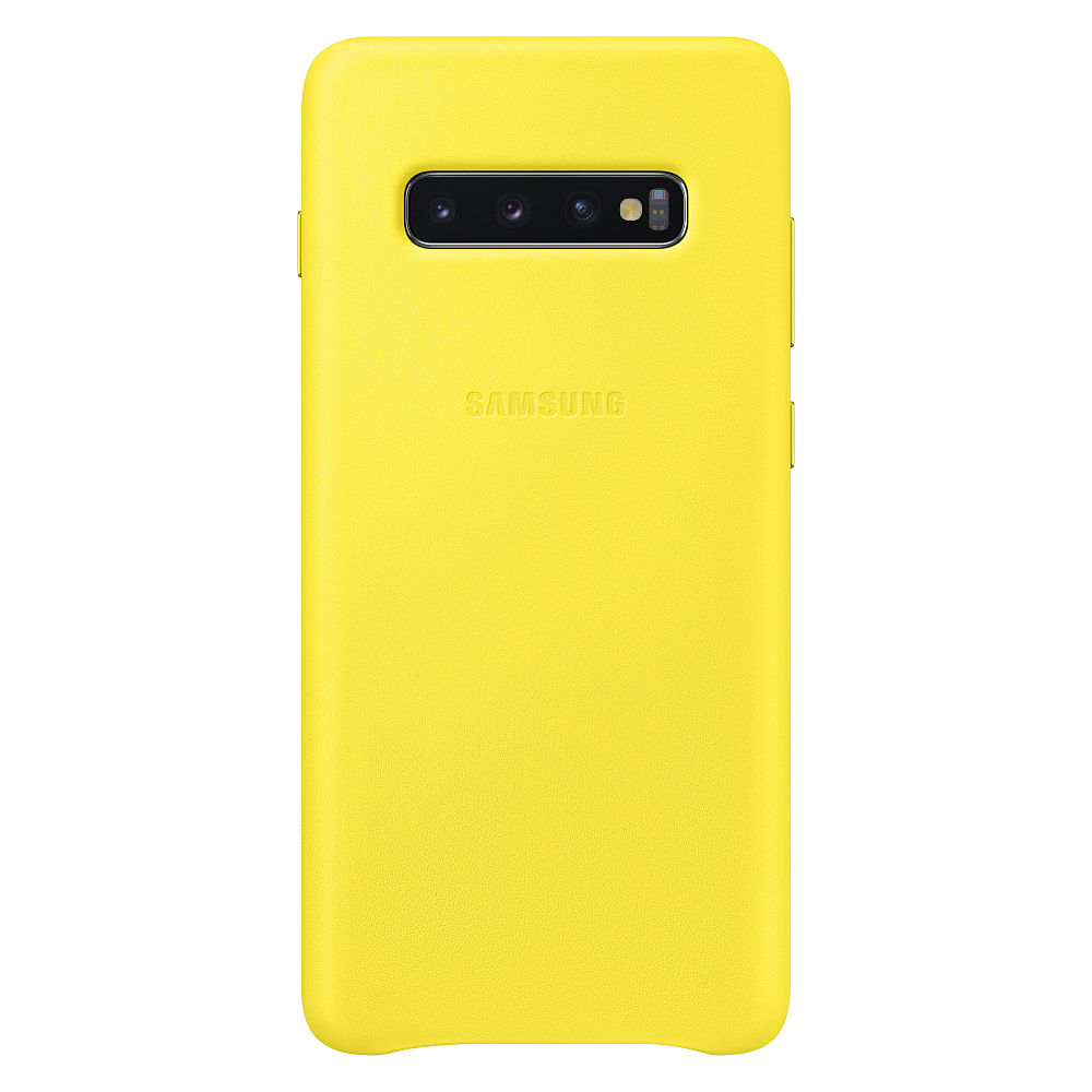 

Leather Cover Galaxy S10+ желтый