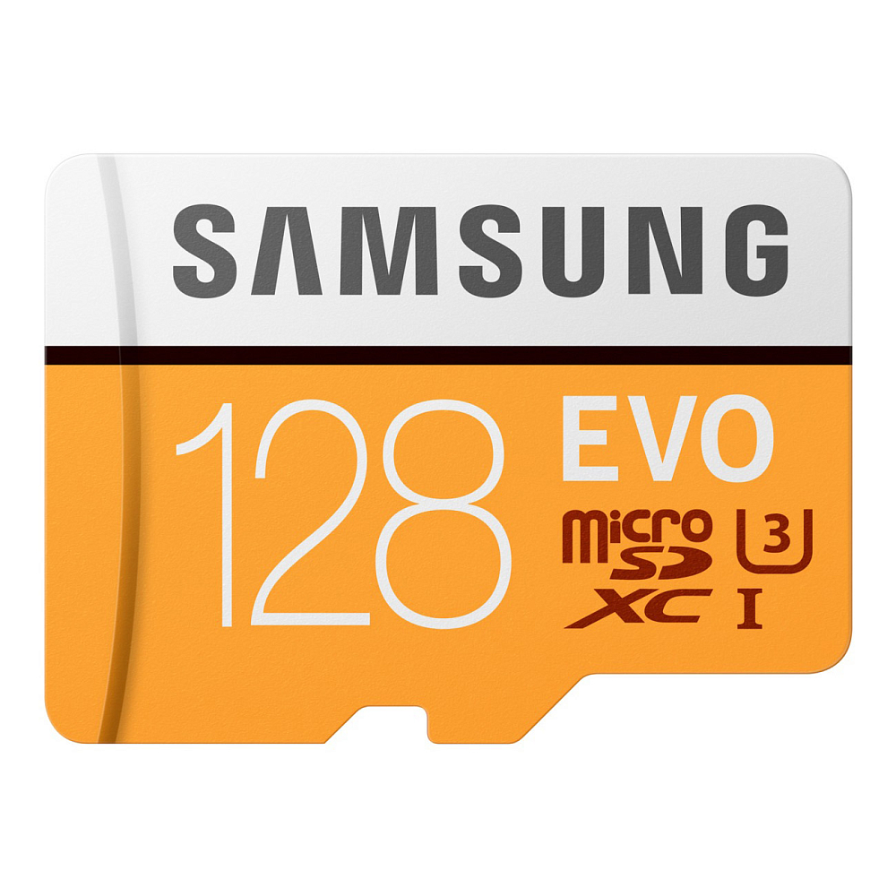 

EVO microSD 128 Гб золотой, белый
