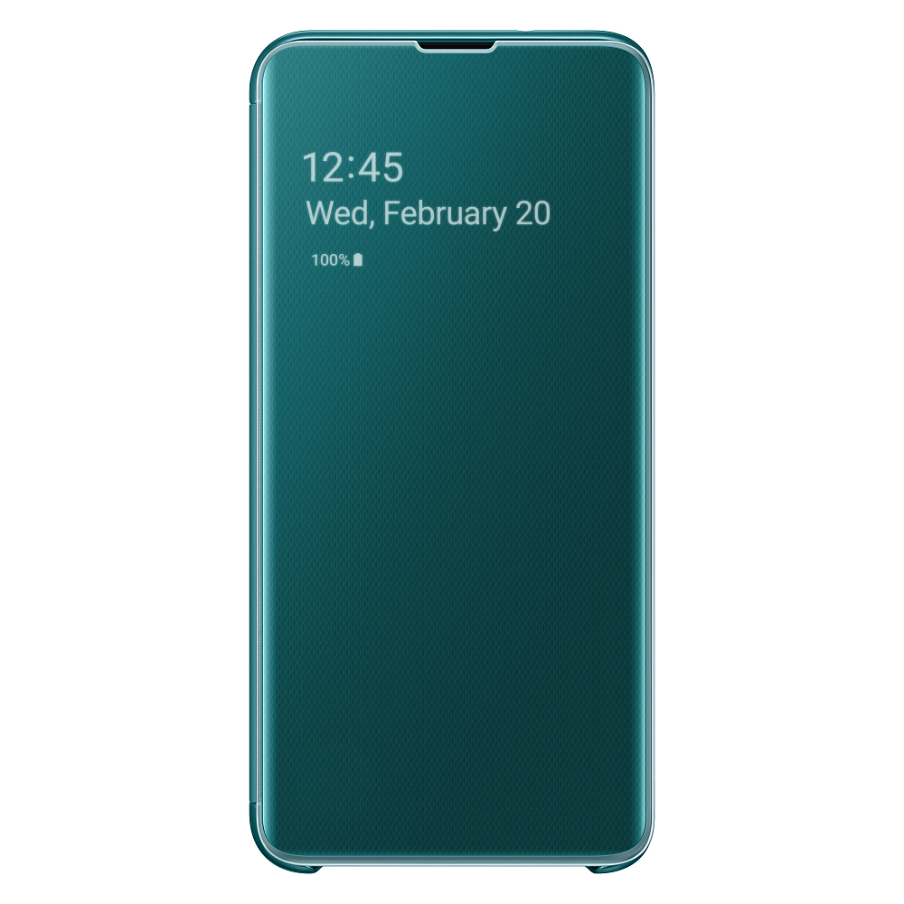 

Clear View Cover Galaxy S10E зеленый