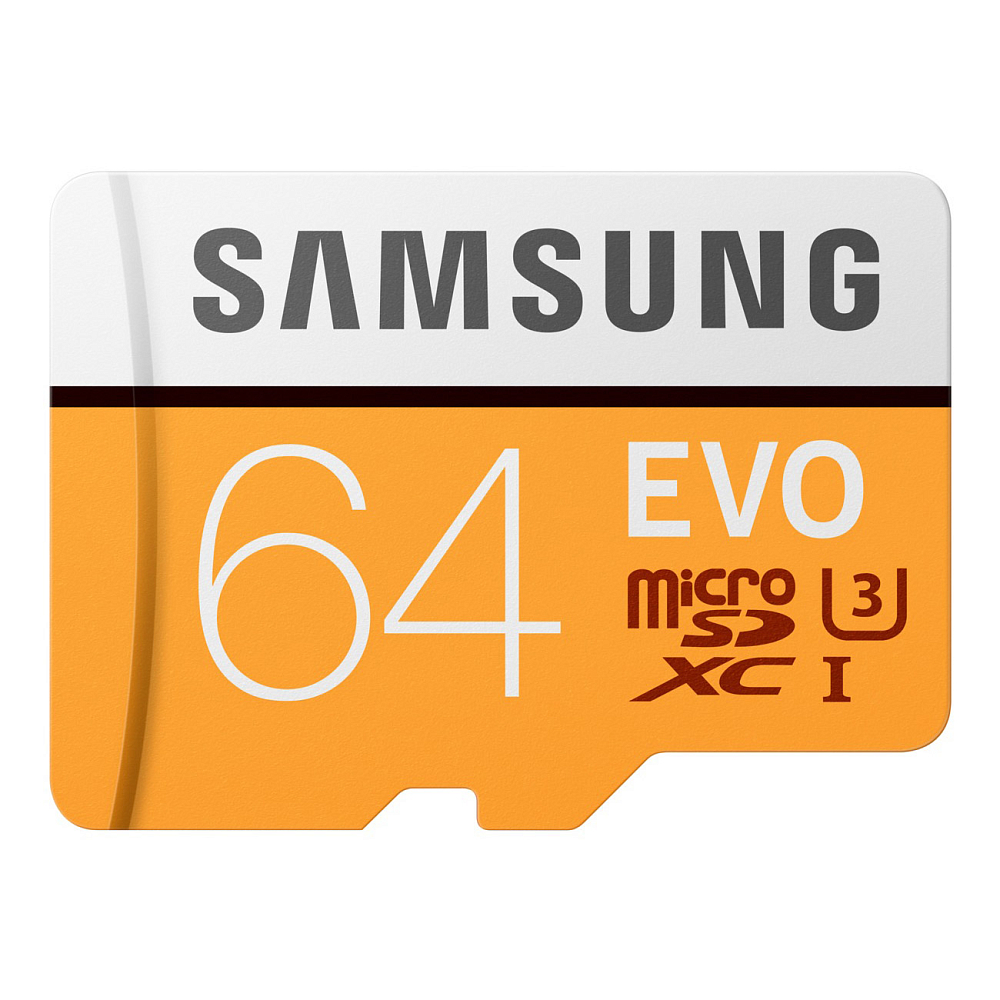 

EVO microSDXC 64 Гб золотой, белый