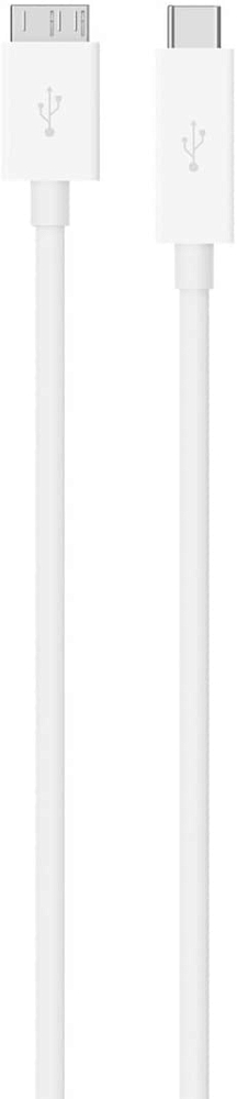 

USB-C - Micro-USB B, 1 м белый
