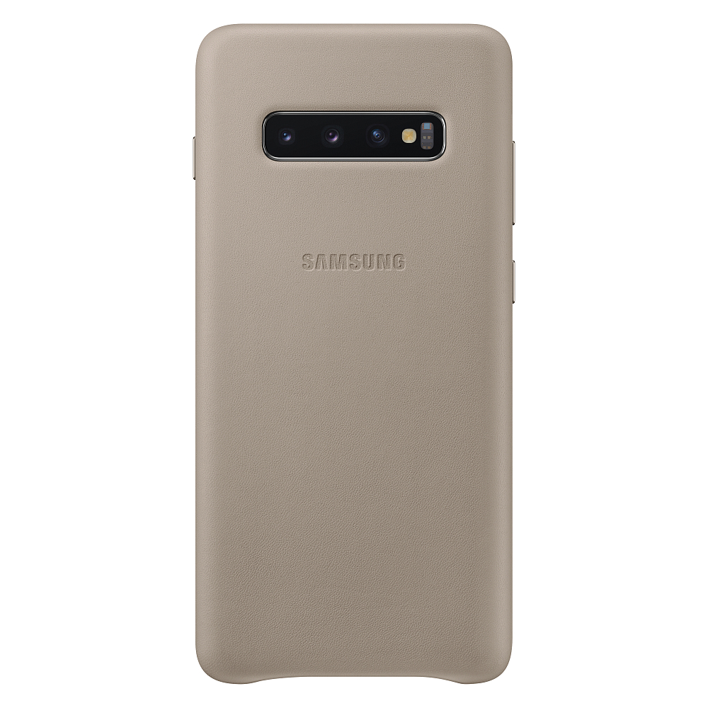 

Leather Cover Galaxy S10+ серый